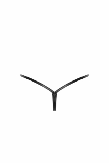 Трусики Noir Handmade P012 Wild crocodile wetlook thong with double opening - XL - - фото №6