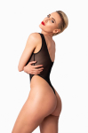 Боді Noir Handmade F322 Paparazzi elastic mesh body - M Боді Noir Handmade F322 Paparazzi elastic mesh body - M - фото №2