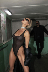 Боді Noir Handmade F322 Paparazzi elastic mesh body - L Боді Noir Handmade F322 Paparazzi elastic mesh body - L - фото №5