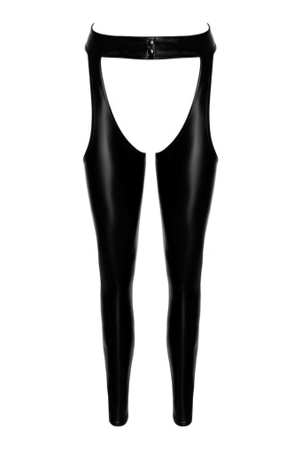 Легінси з відкритими стегнами Noir Handmade F323 Rebel wetlook chaps - S - фото №7