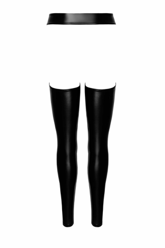Легінси з відкритими стегнами Noir Handmade F323 Rebel wetlook chaps - M - фото №8