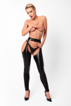 Легінси з відкритими стегнами Noir Handmade F323 Rebel wetlook chaps - XL Легінси з відкритими стегнами Noir Handmade F323 Rebel wetlook chaps - XL - фото №1
