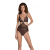 Боді Passion AMBERLY BODY black, XXL/XXXL, відкрита спина, низ стрінги 