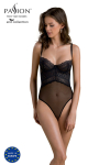 Боді Passion KERRIA BODY black, XXL/XXXL, з високими вирізами та верхом балконет - фото №1