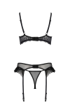 Комплект Passion KERRIA SET WITH OPEN BRA black L/XL - ECO Passion Комплект Passion KERRIA SET WITH OPEN BRA black L/XL - ECO Passion - фото №4