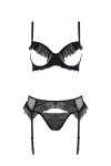 Комплект Passion KERRIA SET WITH OPEN BRA black L/XL - ECO Passion Комплект Passion KERRIA SET WITH OPEN BRA black L/XL - ECO Passion - фото №3