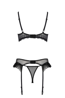 Комплект Passion KERRIA SET WITH OPEN BRA black XXL/XXXL - ECO Passion - - фото №4
