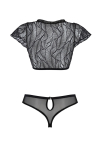 Комплект Passion LEAFA BIKINI black XXL/XXXL - ECO Passion Комплект Passion LEAFA BIKINI black XXL/XXXL - ECO Passion - фото №4