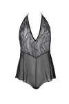 Боді Passion LEAFA BODY black XXL/XXXL - ECO Passion Боді Passion LEAFA BODY black XXL/XXXL - ECO Passion - фото №3