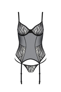 Корсет Passion LEAFA CORSET black XXL/XXXL - ECO Passion - - фото №3