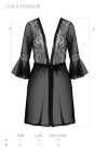 Пеньюар Passion LEAFA PEIGNOIR black XXL/XXXL - ECO Passion Пеньюар Passion LEAFA PEIGNOIR black XXL/XXXL - ECO Passion - фото №5