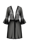 Пеньюар Passion LEAFA PEIGNOIR black XXL/XXXL - ECO Passion Пеньюар Passion LEAFA PEIGNOIR black XXL/XXXL - ECO Passion - фото №3