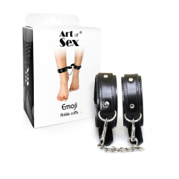 Поножі з екошкіри Art of Sex - Legcuffs Emoji - - фото №3