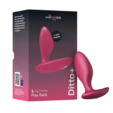 Анальна смарт-вібропробка We-Vibe Ditto+ Cosmic Pink з пультом ДК №9