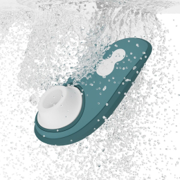 Вакуумний кліторальний стимулятор Womanizer Liberty 2 Dark Petrol, 8 режимів, магнітна кришечка - - фото №6