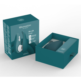 Вакуумний кліторальний стимулятор Womanizer Liberty 2 Dark Petrol, 8 режимів, магнітна кришечка - - фото №8