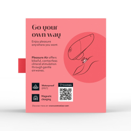 Вакуумний кліторальний стимулятор Womanizer Liberty 2 Vibrant Rose - - фото №11