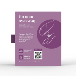 Вакуумний кліторальний стимулятор Womanizer Liberty 2 Purple - - фото №11