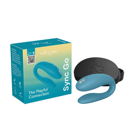 Смарт-вібратор для пар We-Vibe Sync GO Turquoise - фото №10