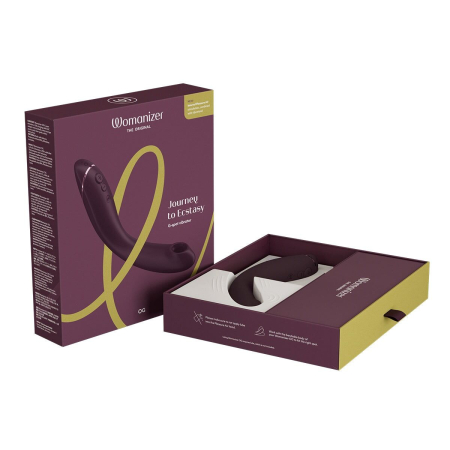 Вібратор для точки G з вакуумною стимуляцією Womanizer OG Aubergine №8