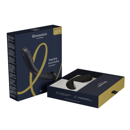 Вібратор для точки G з вакуумною стимуляцією Womanizer OG Dark Grey №8