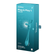 Мультивібратор Satisfyer Plug & Play 1, для неї та для нього, 2 мотори №8