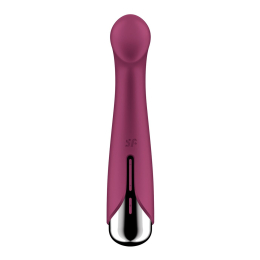 Вібратор з ротацією Satisfyer Spinning G-Spot 1 Red, плоский майданчик для стимуляції точки G - - фото №6
