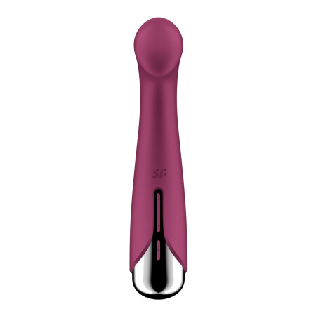 Вібратор з ротацією Satisfyer Spinning G-Spot 1 Red, плоский майданчик для стимуляції точки G №6