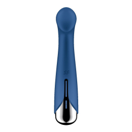 Вібратор з ротацією Satisfyer Spinning G-Spot 1 Blue, плоский майданчик для стимуляції точки G - - фото №6