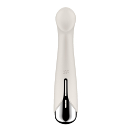 Вібратор з ротацією Satisfyer Spinning G-Spot 1 Beige, плоский майданчик для стимуляції точки G - - фото №6