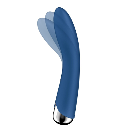 Вібратор точки G з обертанням Satisfyer Spinning Vibe 1 Blue, 2 мотори - фото №2