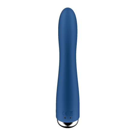 Вібратор точки G з обертанням Satisfyer Spinning Vibe 1 Blue, 2 мотори - фото №4