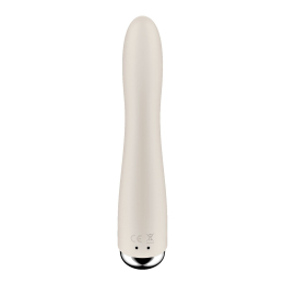 Вібратор точки G з обертанням Satisfyer Spinning Vibe 1 Beige, 2 мотори - - фото №4