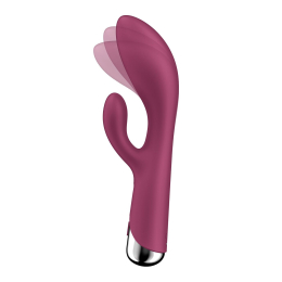 Вібратор-кролик з ротацією Satisfyer Spinning Rabbit 1 Red, 3 мотори - - фото №2