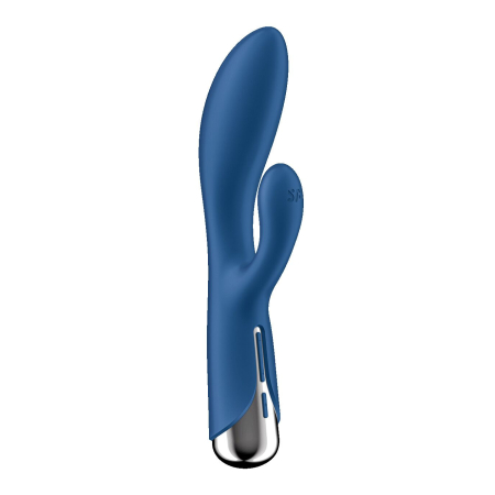 Вібратор-кролик з ротацією Satisfyer Spinning Rabbit 1 Blue, 3 мотори - фото №5