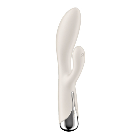Вібратор-кролик з ротацією Satisfyer Spinning Rabbit 1 Beige, 3 мотори №5