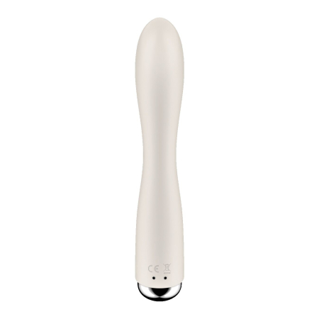 Вібратор-кролик з ротацією Satisfyer Spinning Rabbit 1 Beige, 3 мотори №4