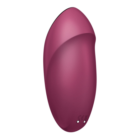 Вібростимулятор-пульсатор Satisfyer Tap & Climax 1 Red, ефект постукування пальцем, 2 мотори - фото №5