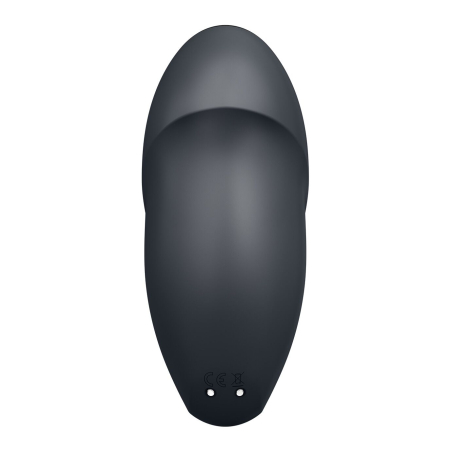 Вібростимулятор-пульсатор Satisfyer Tap & Climax 1 Grey, ефект постукування пальцем, 2 мотори - фото №6