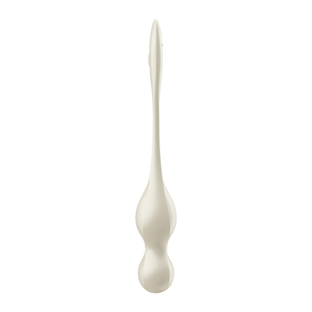 Вагінальні смарт-кульки з вібрацією Satisfyer Love Birds 1 Connect App White, 78 г №2