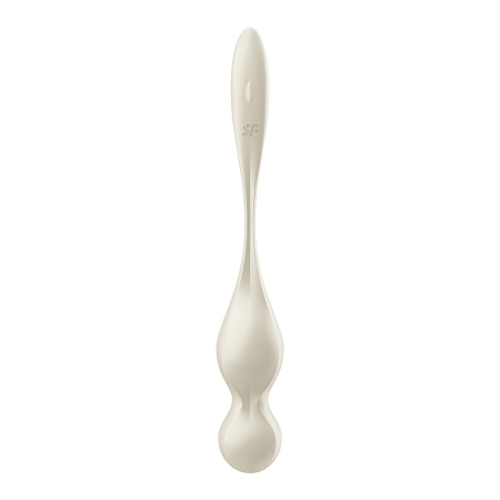 Вагінальні смарт-кульки з вібрацією Satisfyer Love Birds 1 Connect App White, 78 г №5