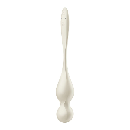 Вагінальні смарт-кульки з вібрацією Satisfyer Love Birds 1 Connect App White, 78 г №4