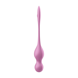 Вагінальні смарт-кульки з вібрацією Satisfyer Love Birds 1 Connect App Pink, 78 г - - фото №2