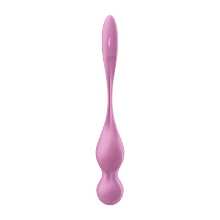 Вагінальні смарт-кульки з вібрацією Satisfyer Love Birds 1 Connect App Pink, 78 г №5