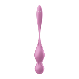 Вагінальні смарт-кульки з вібрацією Satisfyer Love Birds 1 Connect App Pink, 78 г - - фото №3