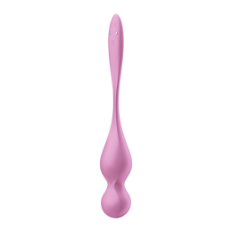 Вагінальні смарт-кульки з вібрацією Satisfyer Love Birds 1 Connect App Pink, 78 г - - фото №4