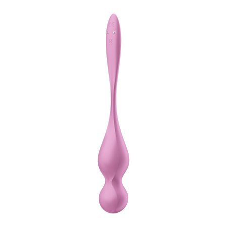 Вагінальні смарт-кульки з вібрацією Satisfyer Love Birds 1 Connect App Pink, 78 г №4