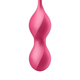 Вагінальні смарт-кульки з вібрацією Satisfyer Love Birds 2 Connect App Red, 86 г, пульт ДК - - фото №4