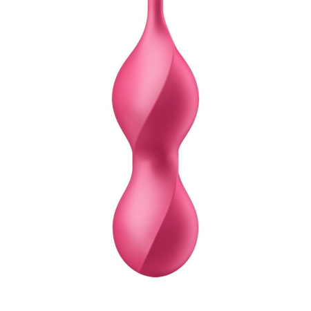 Вагінальні смарт-кульки з вібрацією Satisfyer Love Birds 2 Connect App Red, 86 г, пульт ДК №4