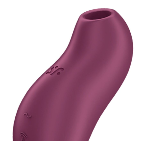 Вакуумний кліторальний стимулятор з вібрацією Satisfyer Pocket Pro 1 Purple №4